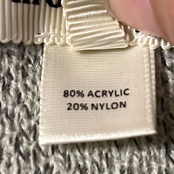 Sweater Vest Woman's Small Monteau Gray Open Front Pockets Knit Collared - Picture 9 of 9